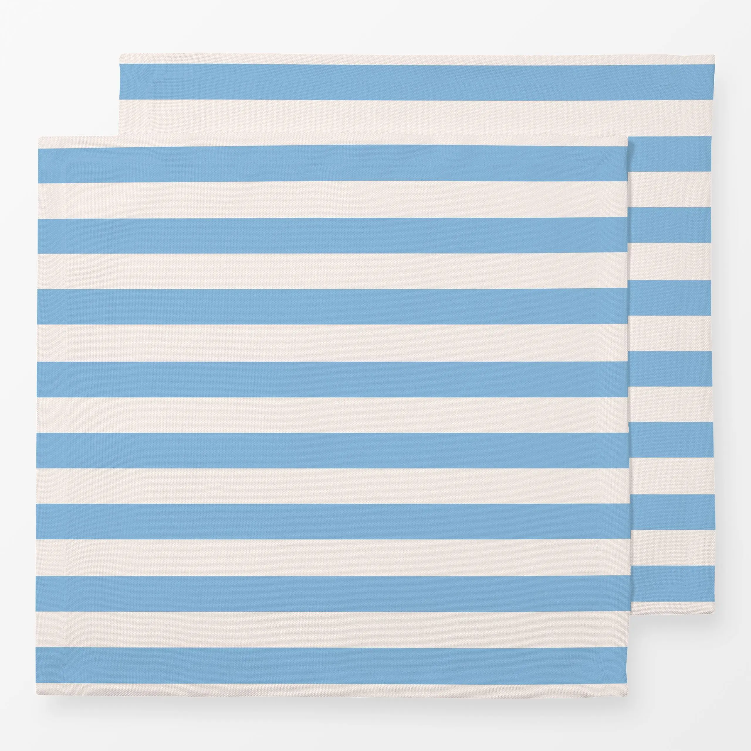 Servietten Summer Stripes Blue - Sommer, Symbole & Muster - von „Jana Moßmann"; Streifen, Summerfeeling, hellblau, Streifenm...