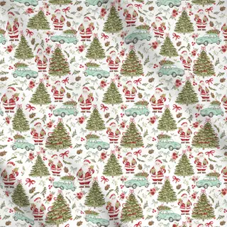 Meterware Weihnachts Fun Nostalgie 2