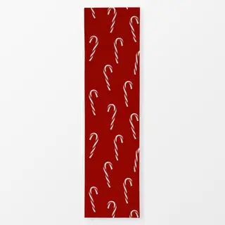 Tischläufer Candy Canes Muster Red