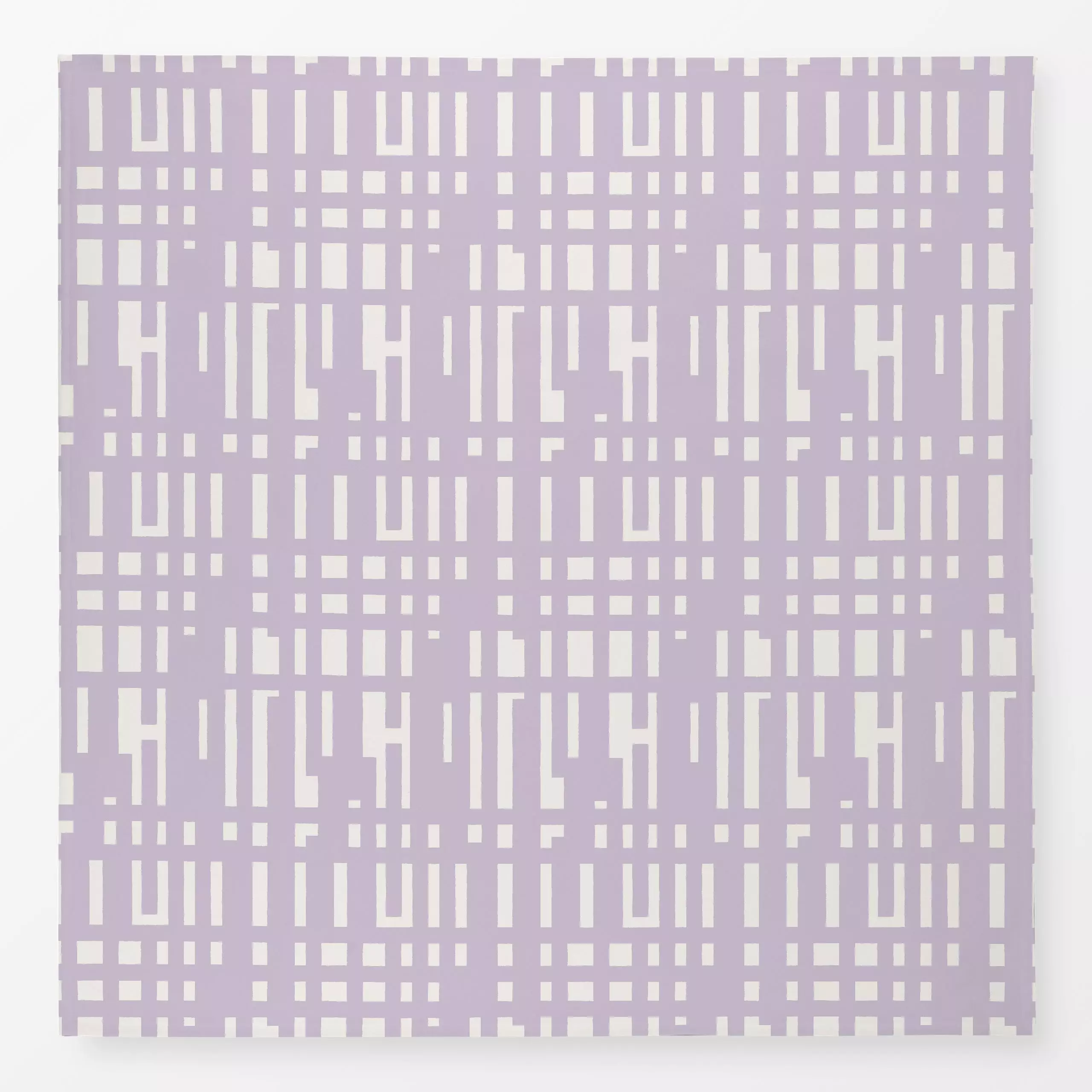 Tischdecke Struktur weiß-Lila, gemustert, von Sara Maria
