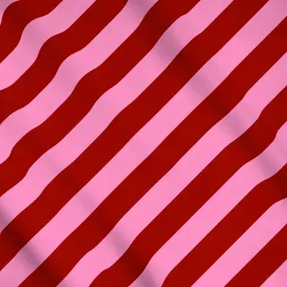 Meterware Christmas Stripes Pink Rot