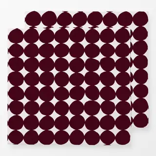 Servietten Organische Kreise Burgundy