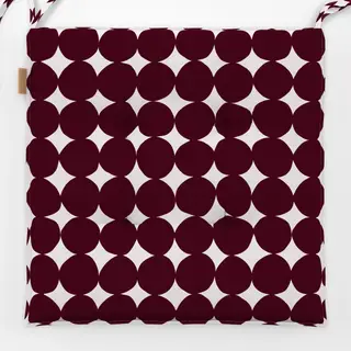 Sitzkissen Organische Kreise Burgundy