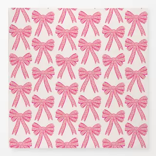 Tischdecke Schleifen Allover rosa