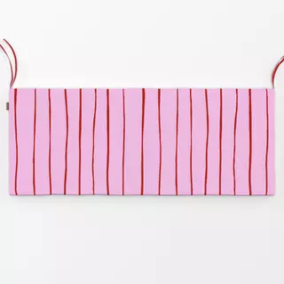 Bankauflage Ciao Streifen Rot Pink