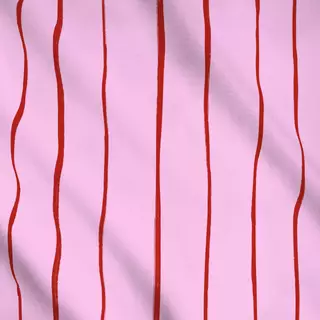 Meterware Ciao Streifen Rot Pink