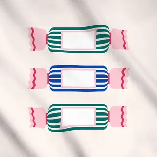 Meterware Knallbonbons 3er