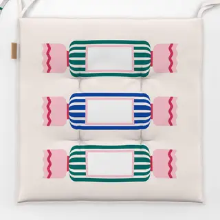 Sitzkissen Knallbonbons 3er