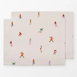 Tischset Inliner Skating Muster