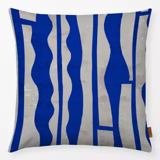 Kissen Abstract Blue