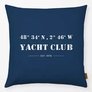 Kissen Yacht Club Navy Blau