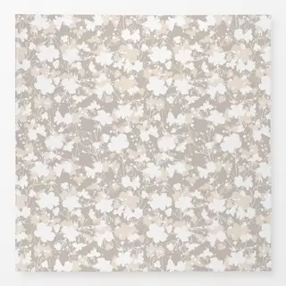 Tischdecke Blumenmuster beige