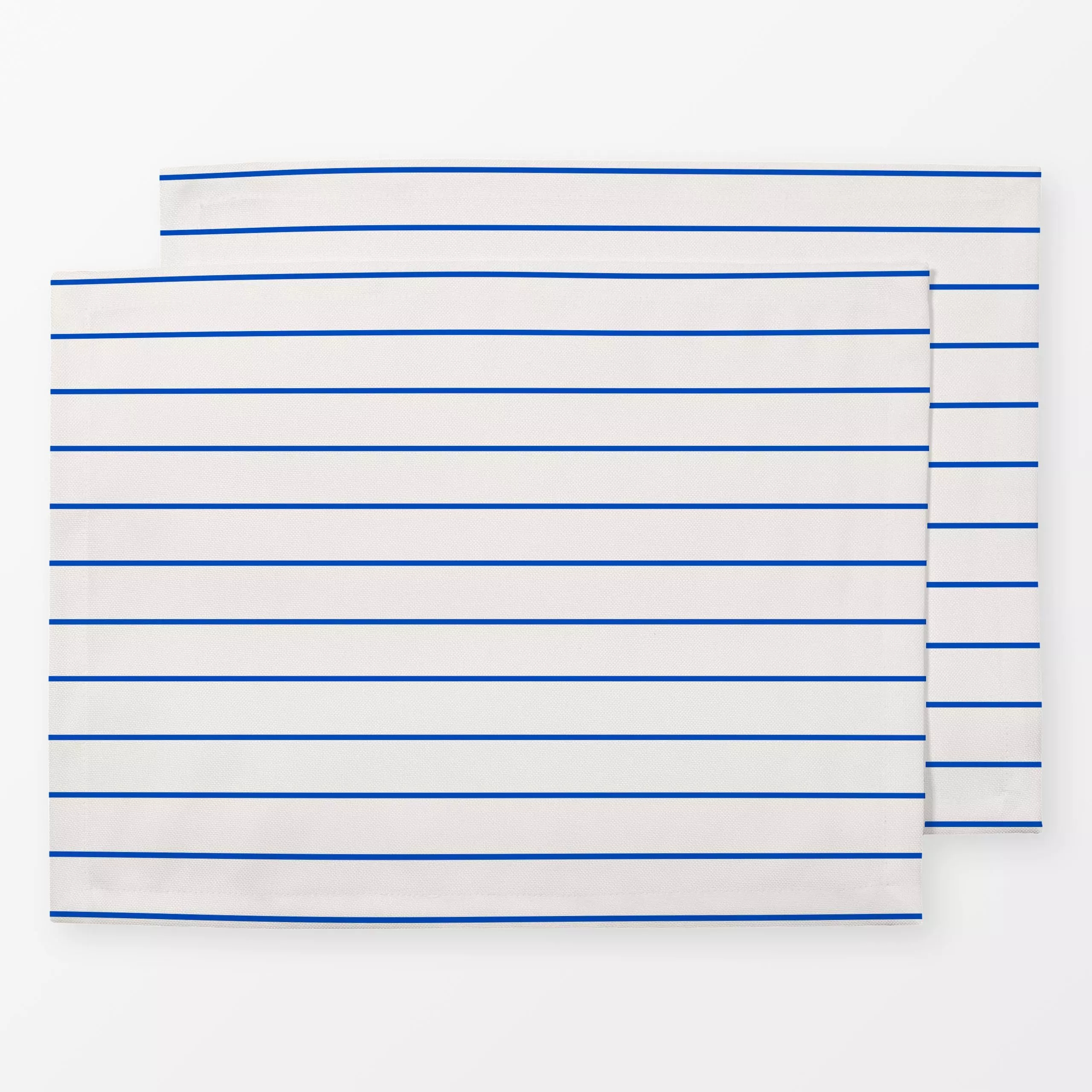 Tischset Hand Drawn Lines Blau, gemustert, Sommer, von textilwerk