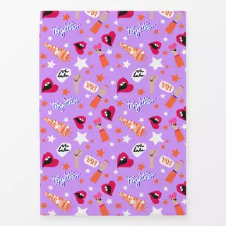 Geschirrtücher Empowerment Sticker flieder