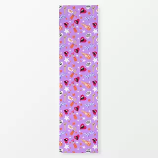 Tischläufer Empowerment Sticker flieder