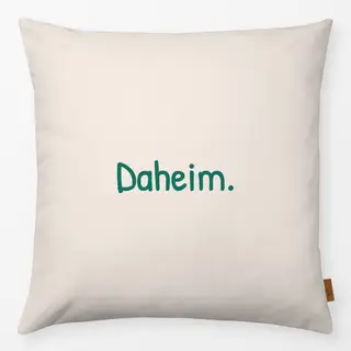 Kissen Daheim beige