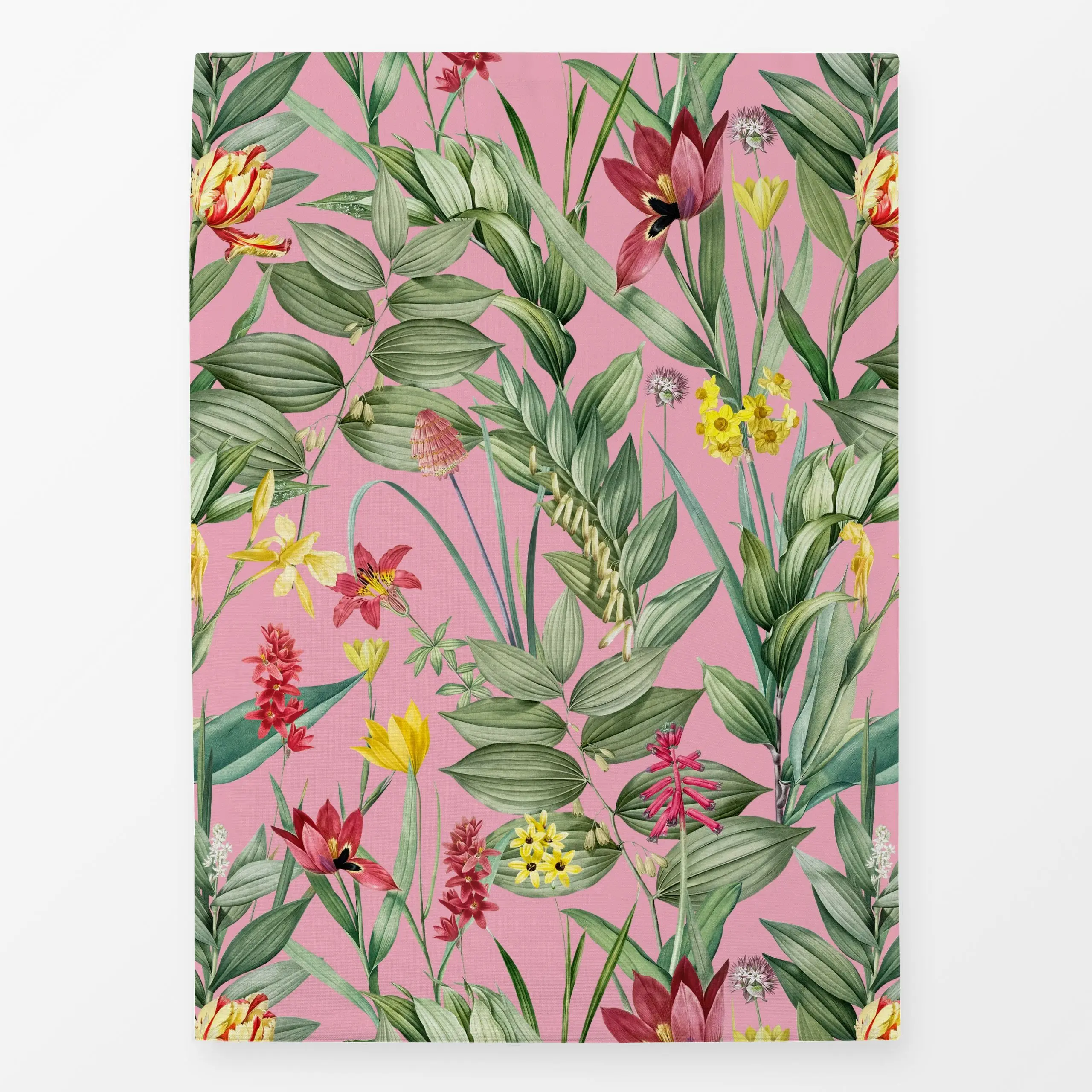 Geschirrtücher Exotische Pflanzenwelt pink - Blumen & Florales, Sommer, Pflanzen & Botanik - von „Uta Naumann"; Muster, Blum...