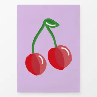 Geschirrtücher Kirsche auf Flieder