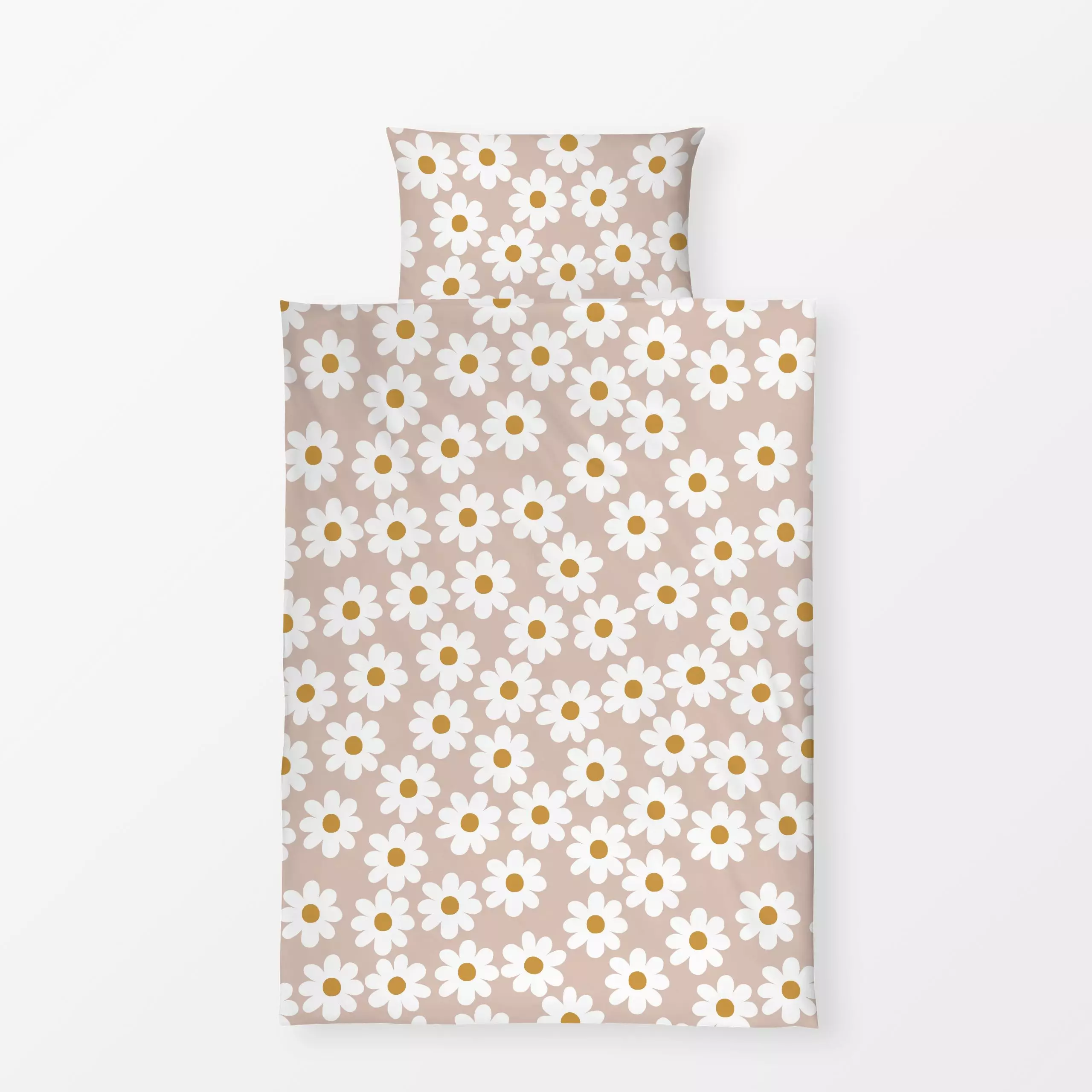 Bettwäsche White Daisies - Blumen & Florales, Frühling - von „Menina Lisboa "; Kinder, Blumen, minimalistisch, Margeriten, s...