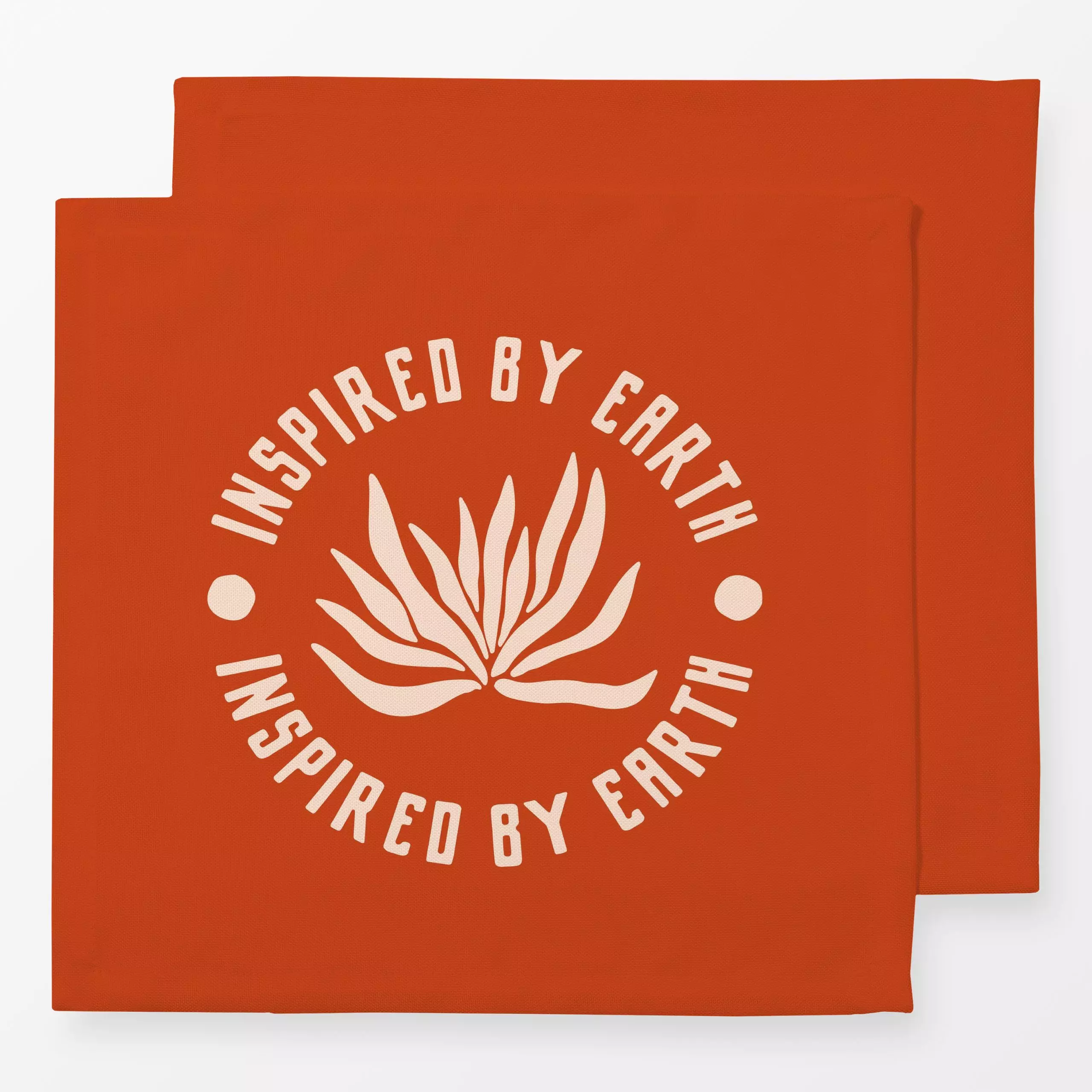 Servietten Inspired by Earth Wendemotiv - Blumen & Florales, Natur & Landschaft, Pflanzen & Botanik - von „textilwerk"; boho...