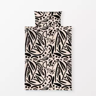 Bettwäsche Bold Beige Pattern