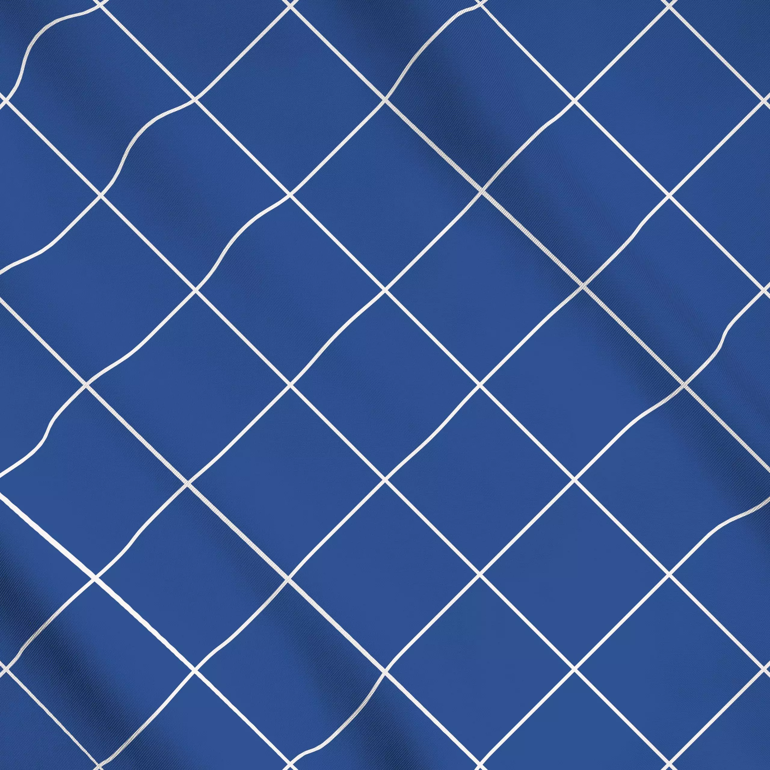 Meterware Karos Beige Blau Wendekissen - Sommer, Symbole & Muster - von „Kathrin Woo"; minimal, modern, maritim, Karos, kari...