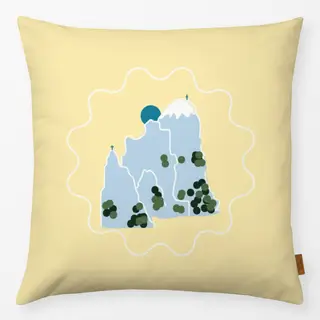 Kissen Bergsommer gelb