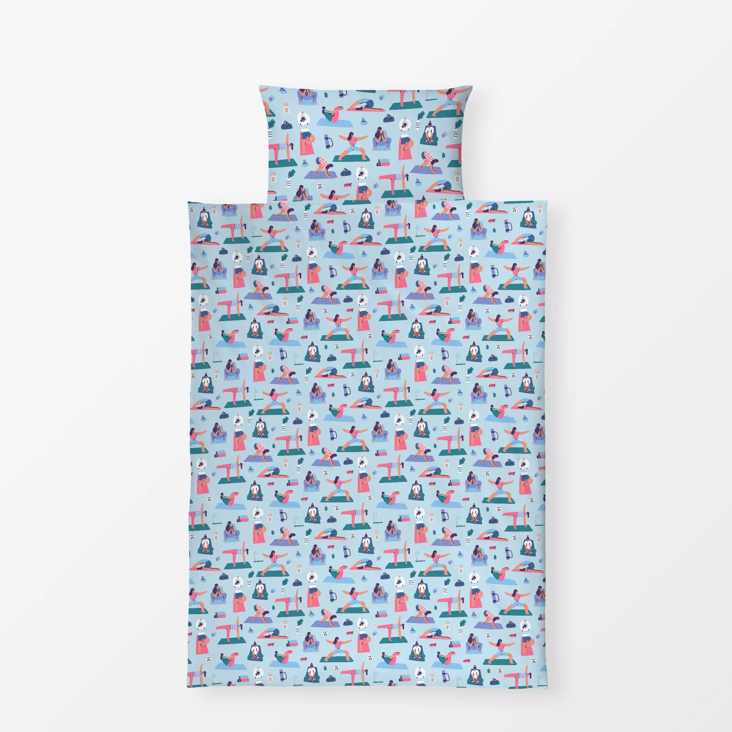 Bettwäsche Yoga Lifestyle - Sport - von „Sara Maese"; Yoga, Sport, health, chill, relax, lifestyle