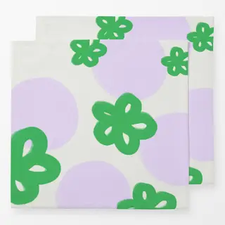 Servietten Blumenmuster