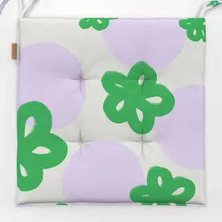 Sitzkissen Blumenmuster