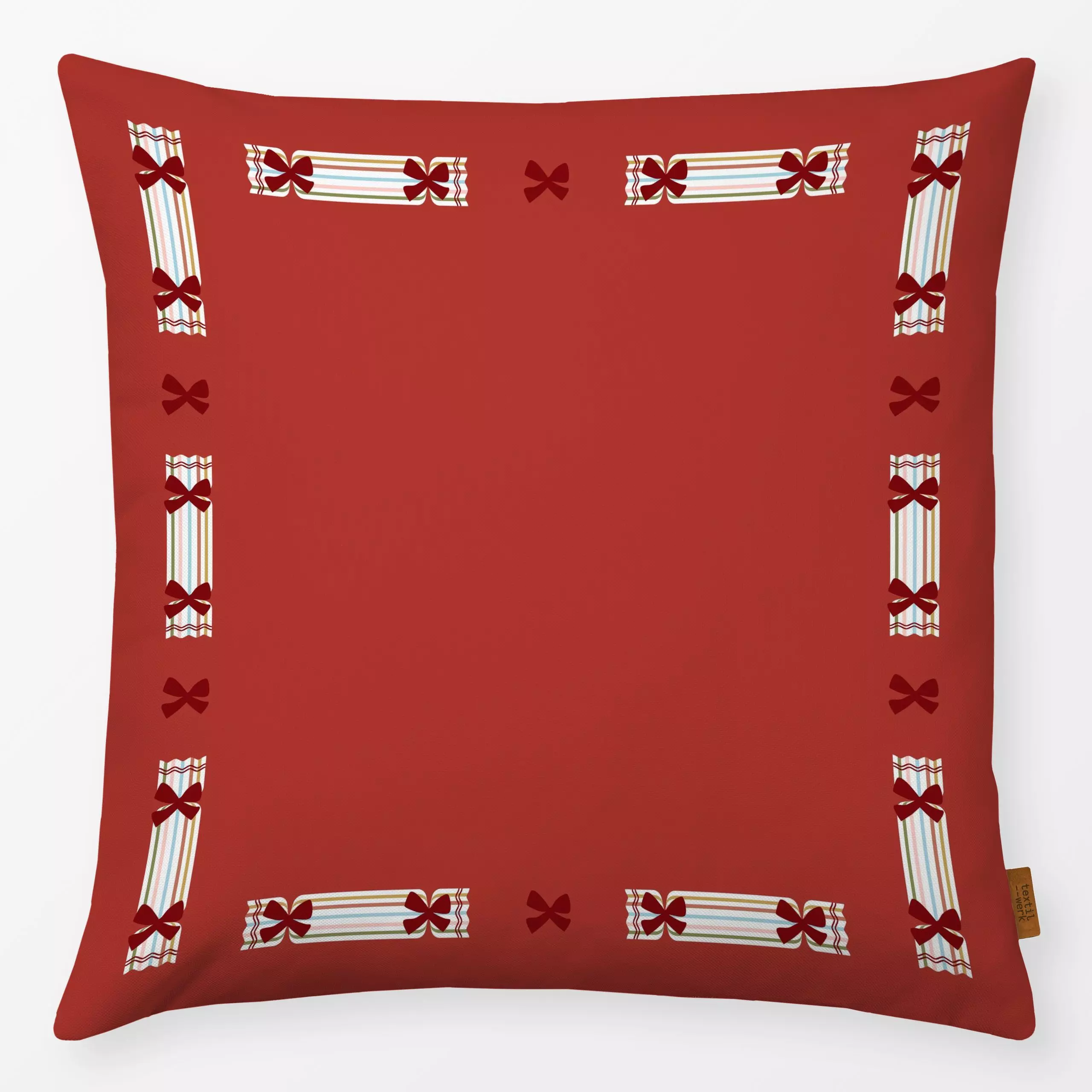 Kissen Bonbons Frame - Weihnachten, Winter - von „Jana Moßmann"; Weihnachten, Winter, weihnachtlich, Weihnachtskollektion, b...