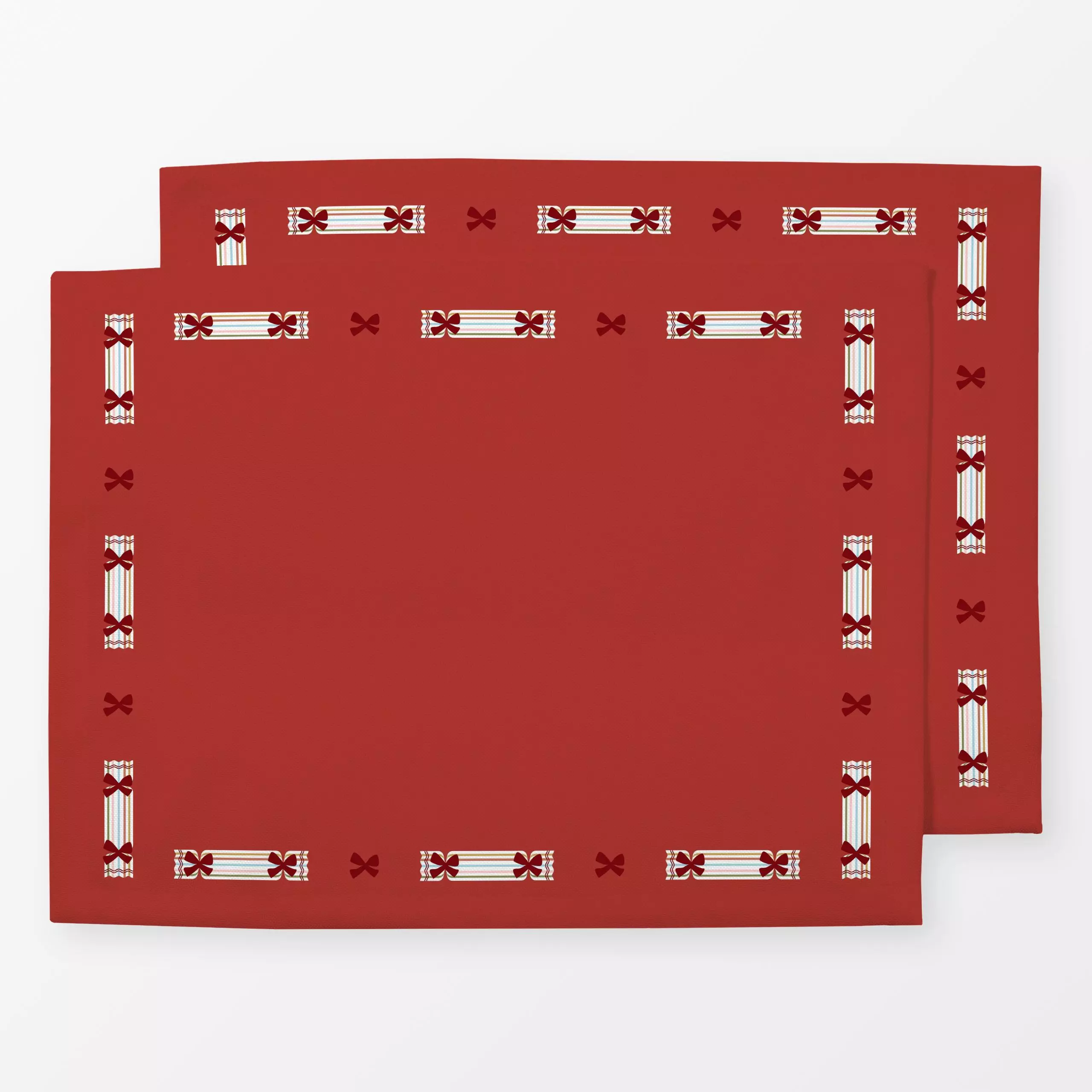 Tischset Bonbons Frame - Weihnachten, Winter - von „Jana Moßmann"; Weihnachten, Winter, weihnachtlich, Weihnachtskollektion,...