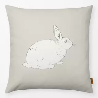 Kissen Hase beige