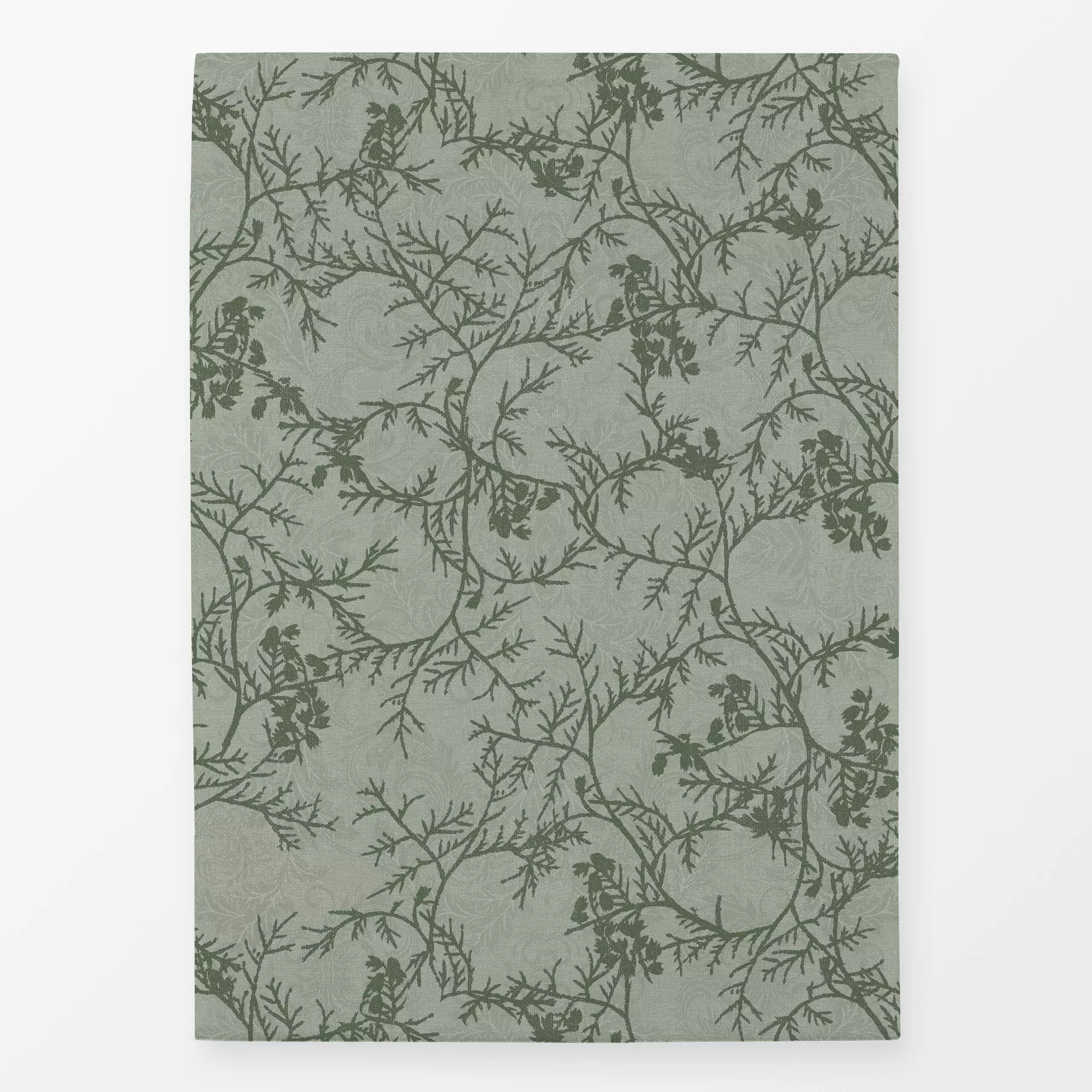 Geschirrtücher Christmas Juniper foliage I - Blumen & Florales, Weihnachten, Pflanzen & Botanik - von „Bloomery Decor"; Blät...