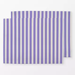 Tischset Stripes Winterviolett