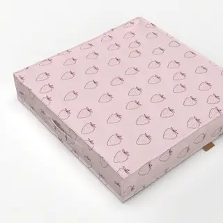 Bodenkissen Picnic Erdbeere Rosa