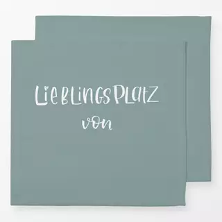 Servietten Lieblingsplatz von