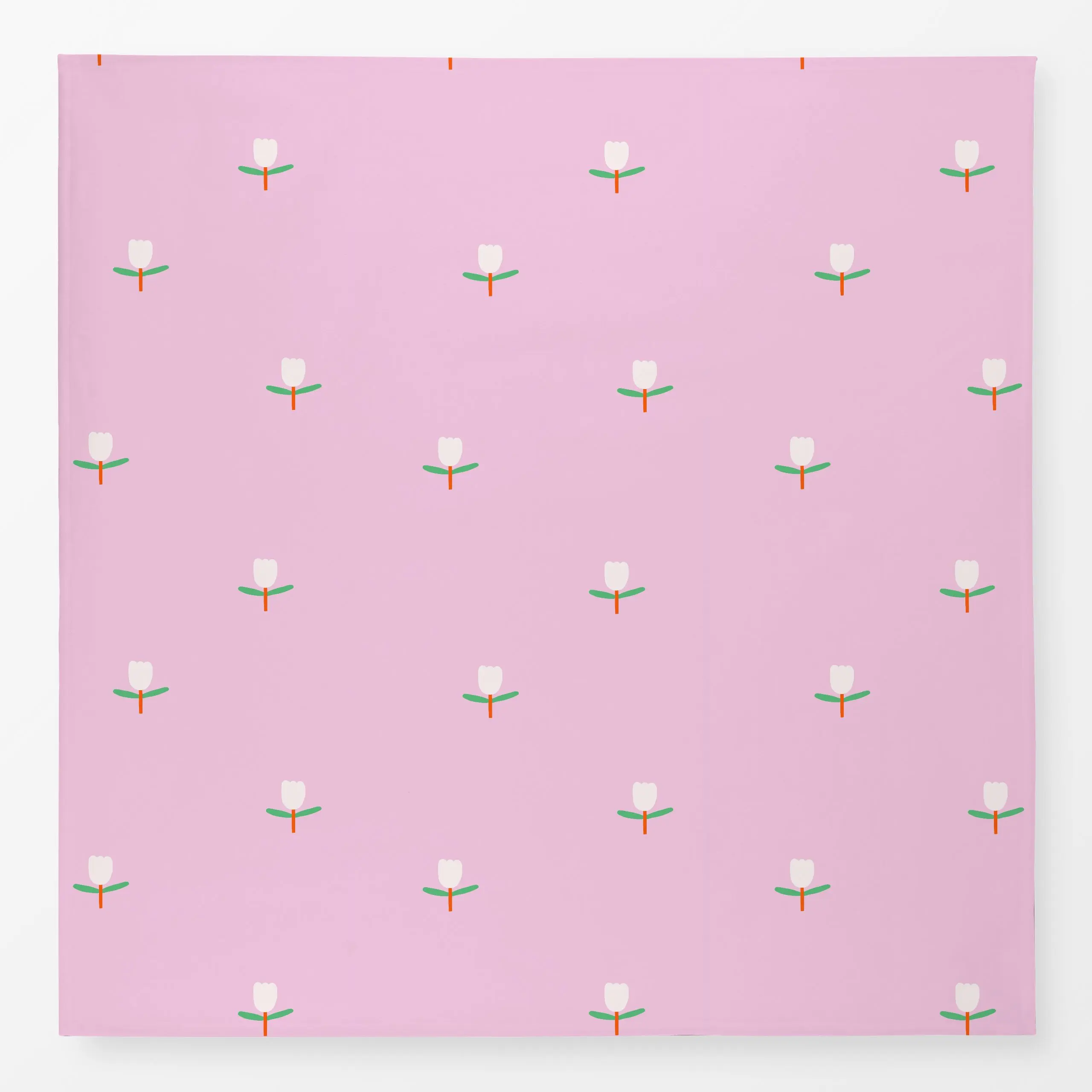 Tischdecke Muster Tulpe - Blumen & Florales, Frühling, Symbole & Muster - von „Maren Gross "; Kinderzimmer, Geschenk, Fruehl...