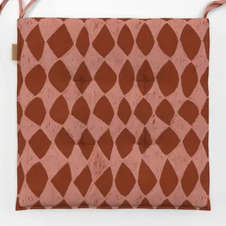 Sitzkissen Happy Karo Rot