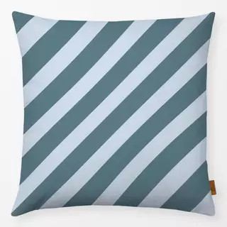 Kissen Candystripes Petrol