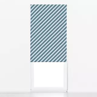 Raffrollo Candystripes Petrol
