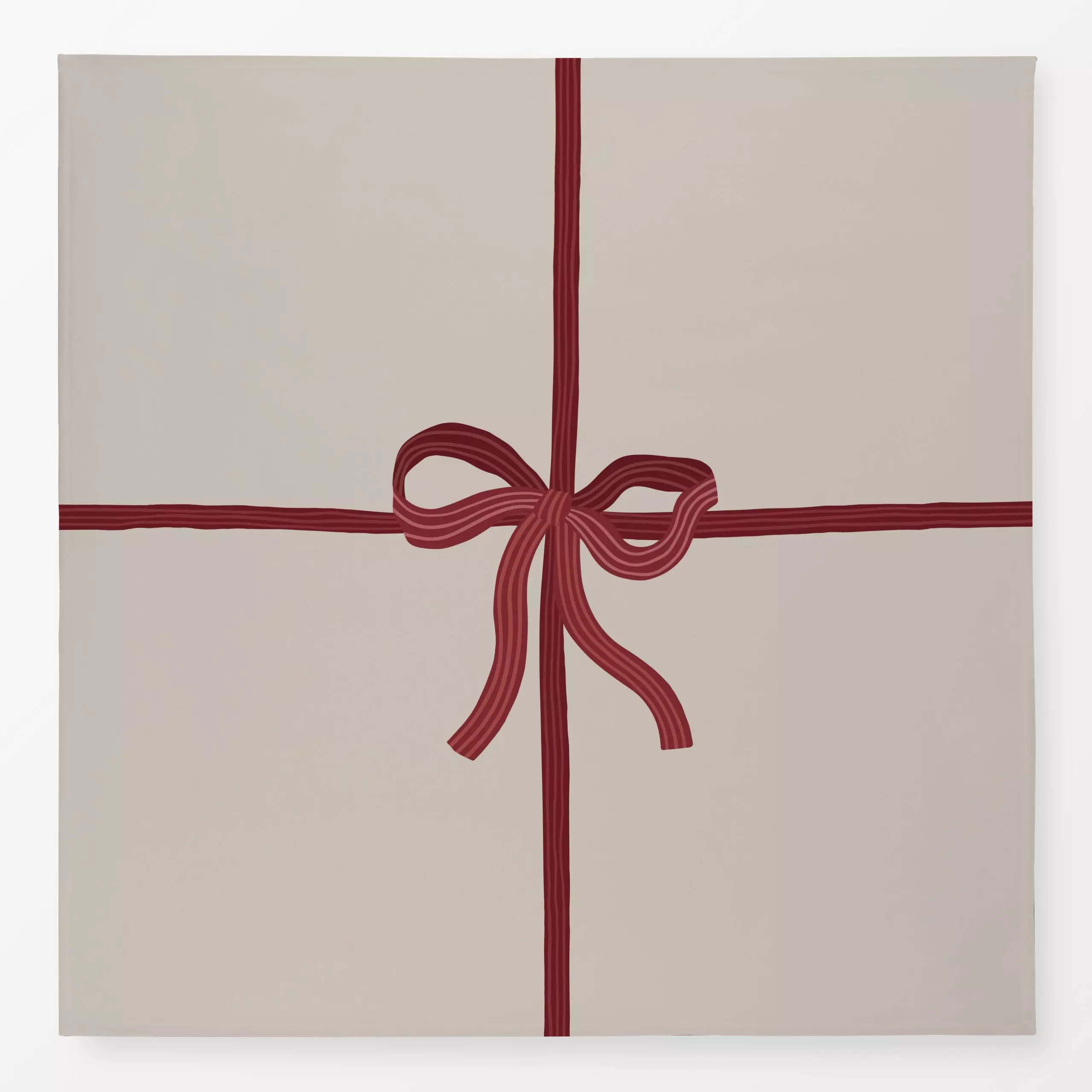 Tischdecke Weihnachten Schleife rot - Weihnachten, Winter - von „Studio Kesse"; Merry Christmas, Weihnachten, Geschenk, weih...