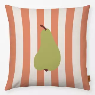 Kissen Birne auf Streifen