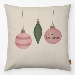 Kissen Weihnachtskugeln