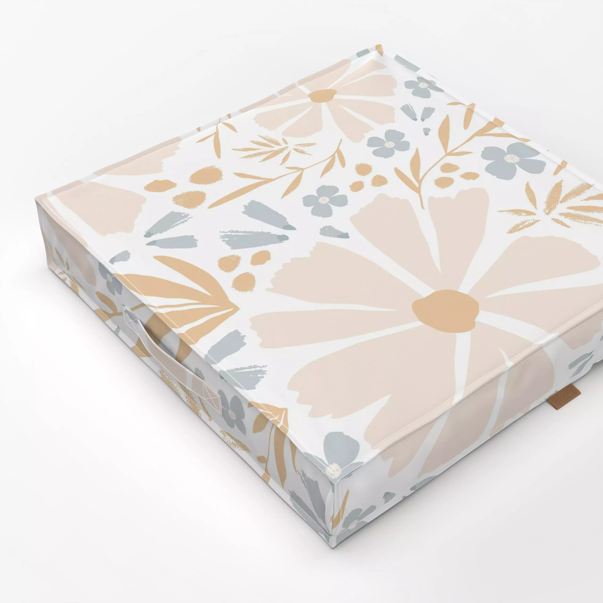 Bodenkissen Neutrale Margerite - Blumen & Florales, Pflanzen & Botanik - von „Sara Maria“; rosa, Wildblumen, Sommerblumen, r...