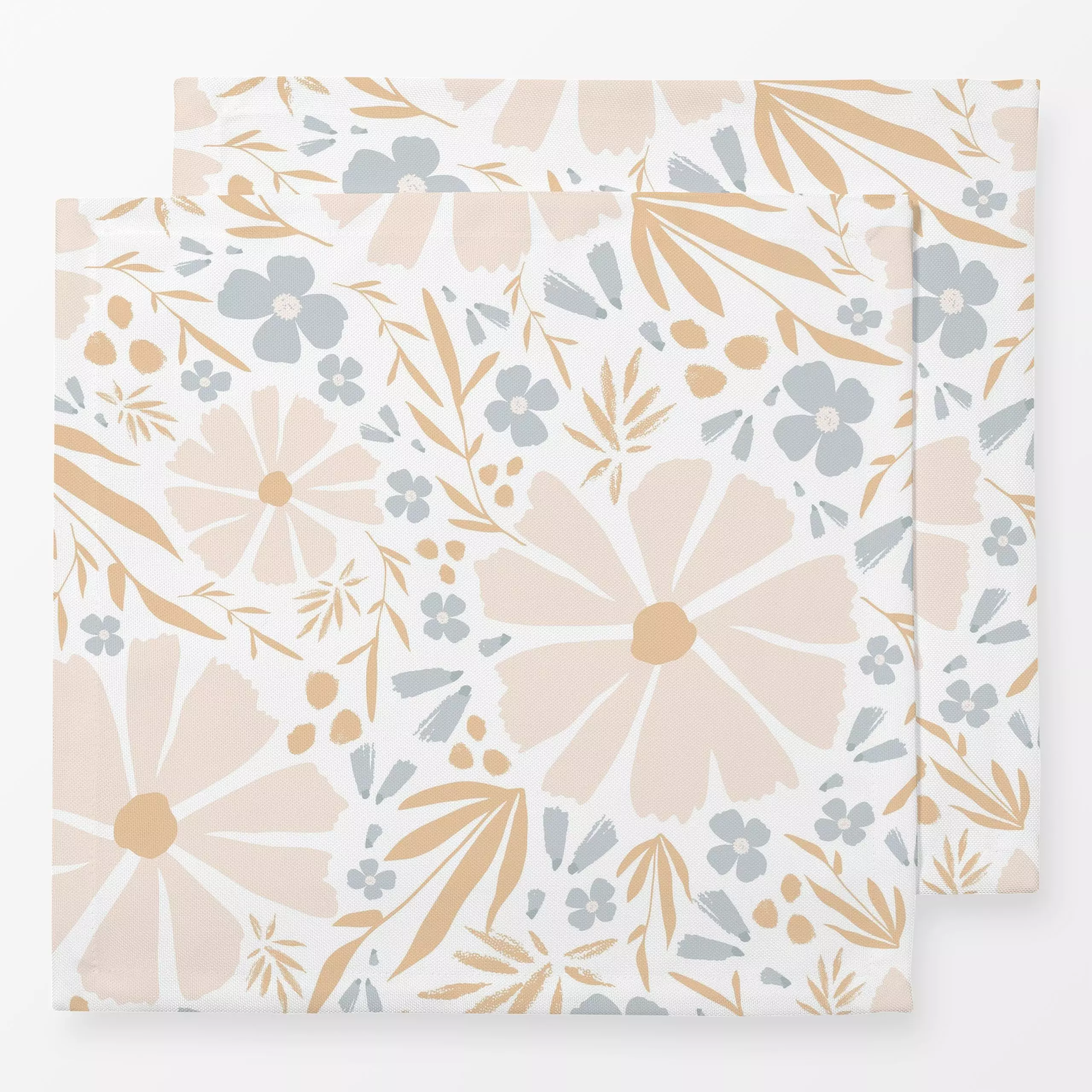 Servietten Neutrale Margerite - Blumen & Florales, Pflanzen & Botanik - von „Sara Maria“; rosa, Wildblumen, Sommerblumen, ro...