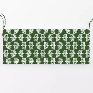 Bankauflage Skandinavischer Vogel Muster