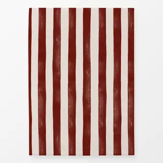 Geschirrtücher Watercolor Stripes rot