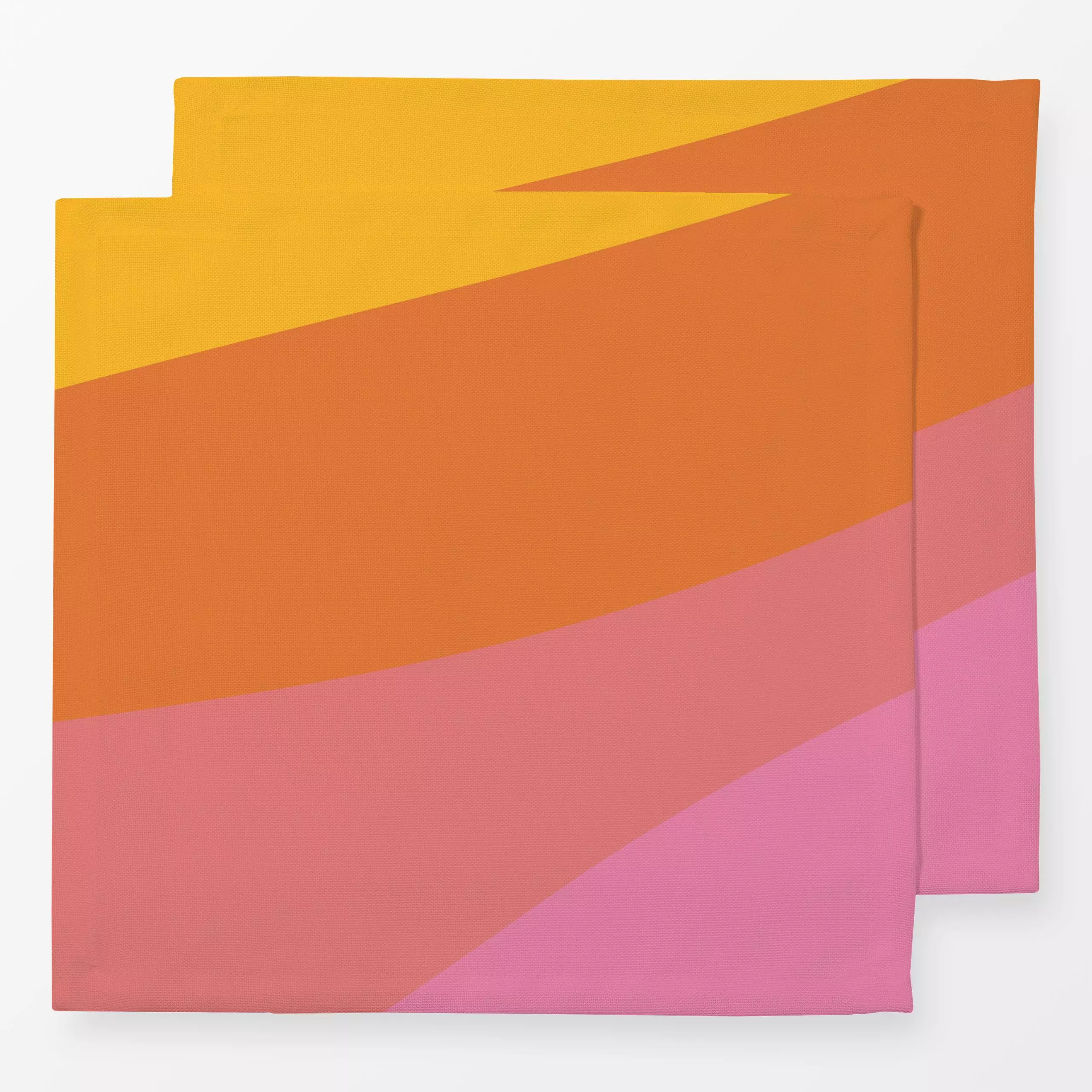 Servietten Sommer Streifen 1 - Sommer, Symbole & Muster - von „Heyduda"; Streifen, Sonne, Orange, Sommer, rot, Geschenk, out...