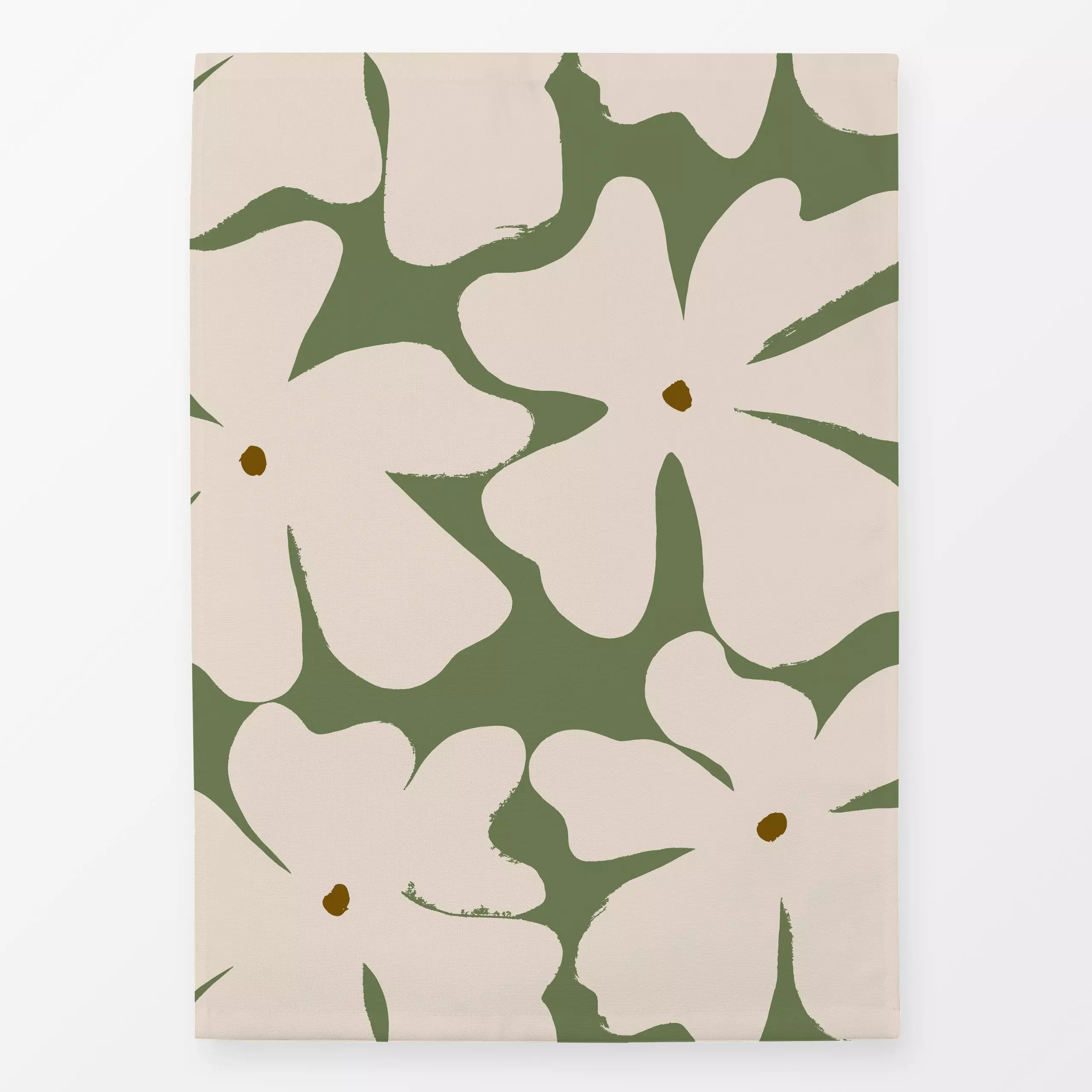 Geschirrtücher Flores prado - Blumen & Florales, Sommer - von „Julia Schumacher"; minimal, Blumen, Garten, Sommerblumen, flo...